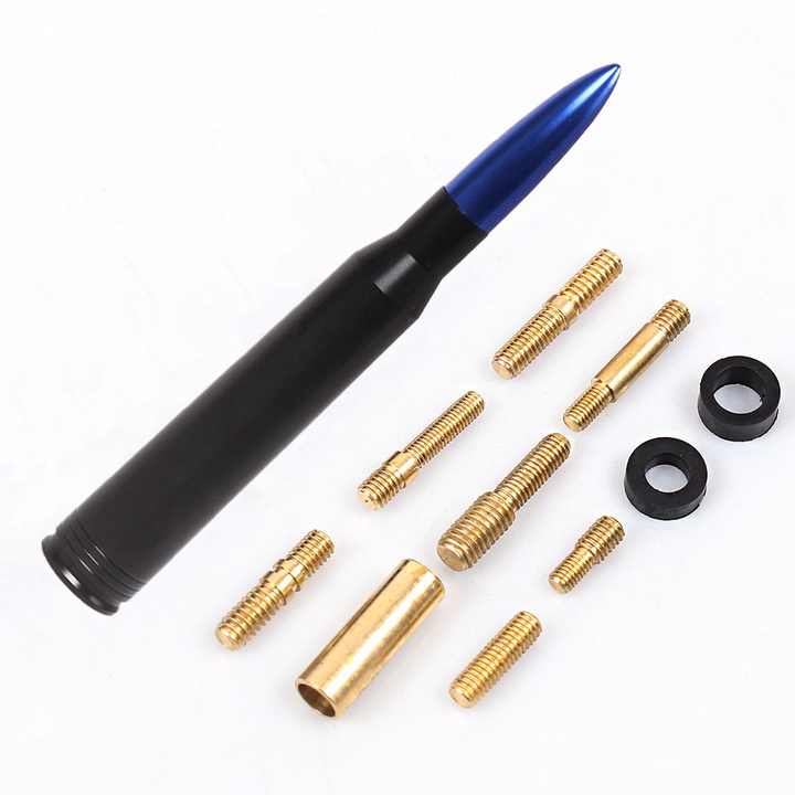 Universal Aluminum Alloy Short Bullet Roof Antenna 