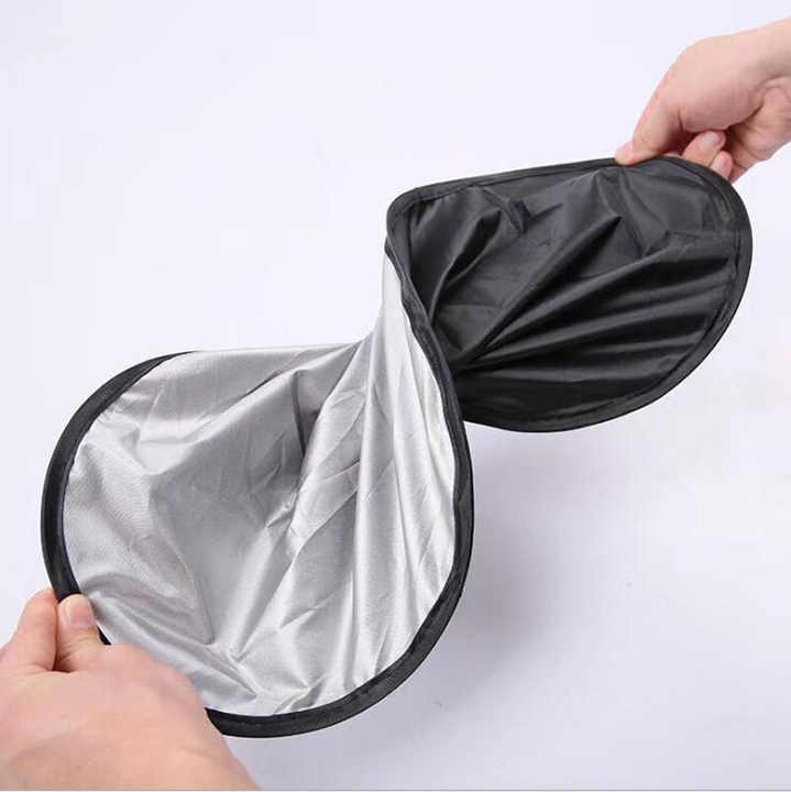 قطعة الزجاج الأمامي ظلة طوي سيارة نافذة . Piece Windshield Sunshade Foldable Car Front Window