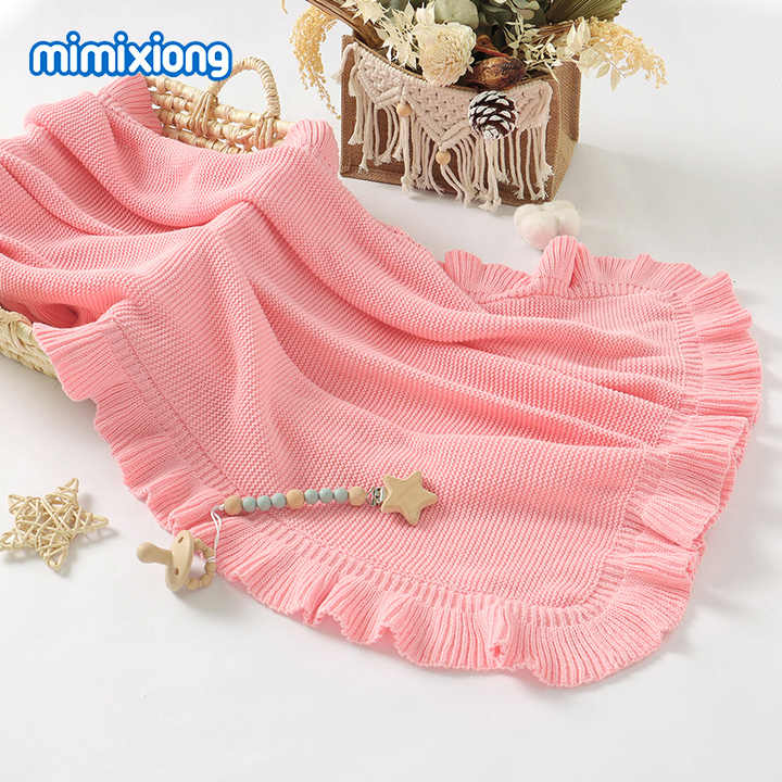 Factory Directly Mimixiong Cotton Knitted Baby Blanket 
