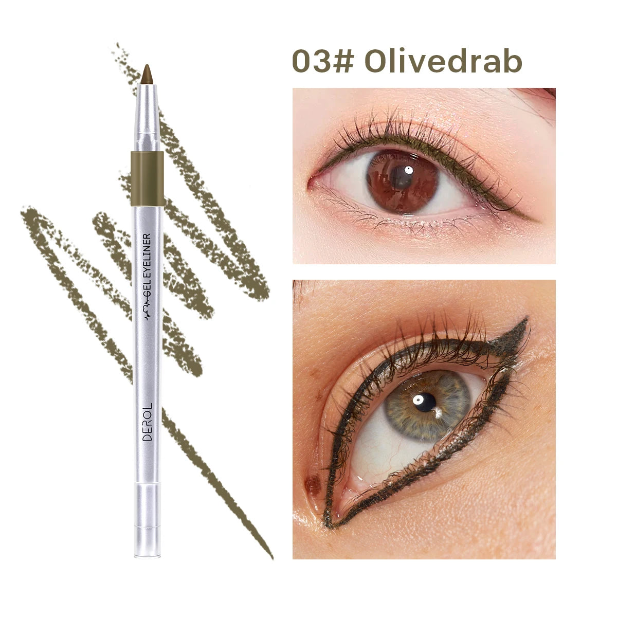 Colorful eyeliner 
