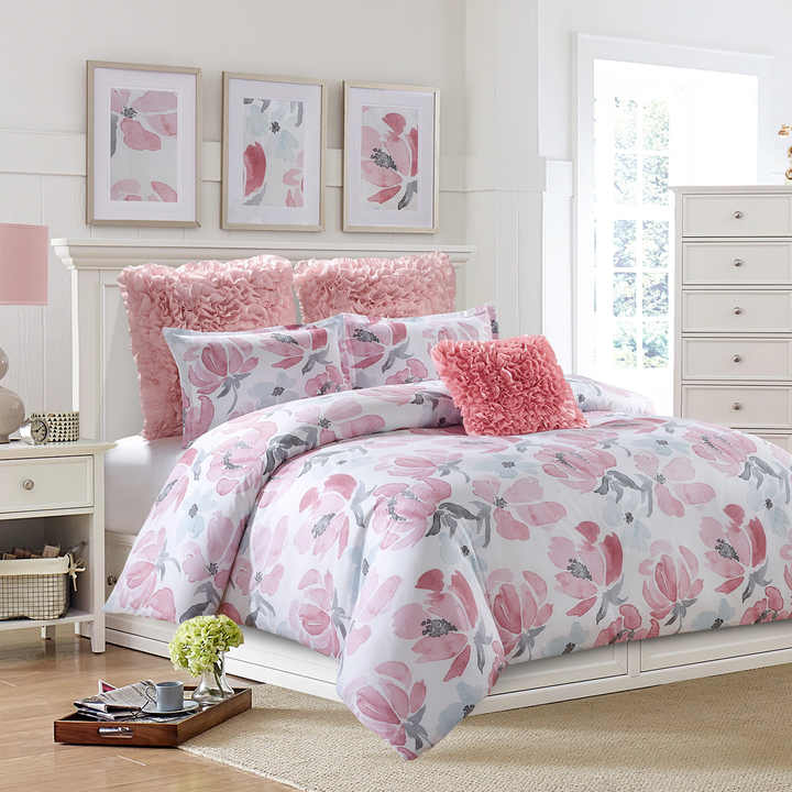 Luxury Wholesale Pink Rose Comforter Set Manufacture. 
