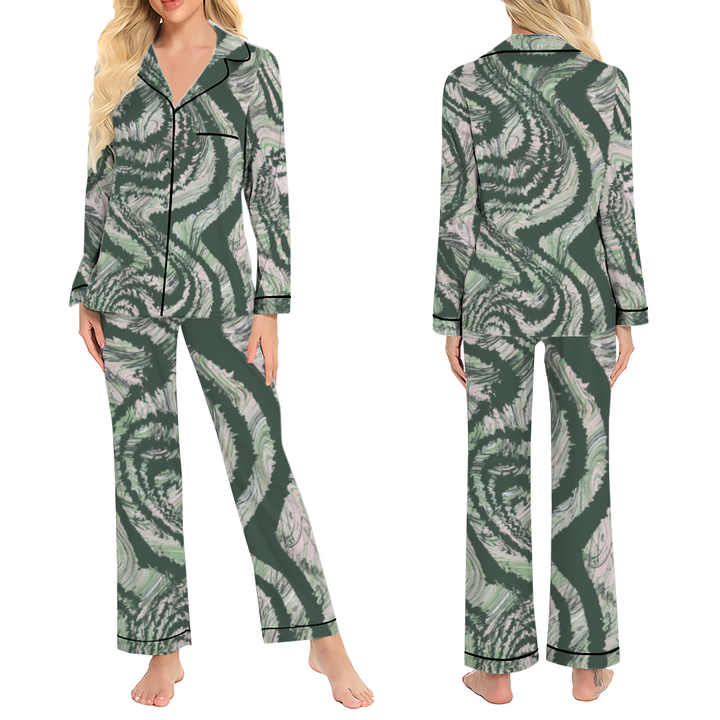 silk pajama set