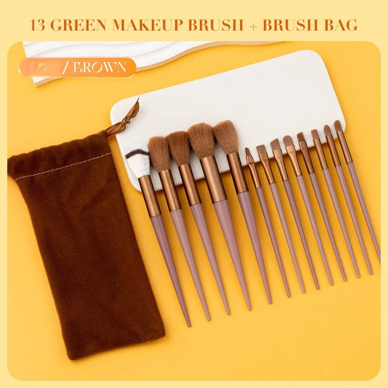 Bright colored brushes