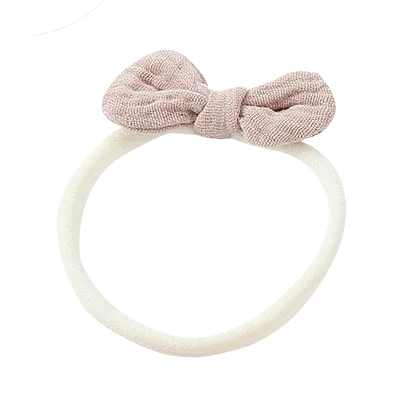 Elastic 100% Organic Cotton Hair Accessories Baby Girl. 