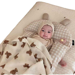 Baby Blanket - INS Hot Cute Brown Teddy Bear 