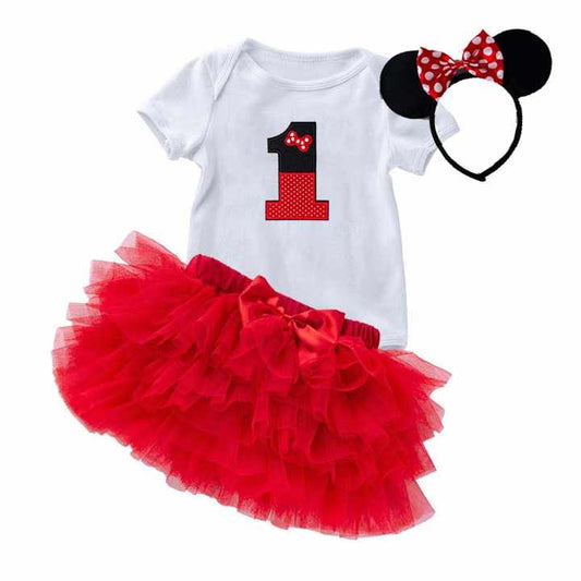 Toddler Girls Summer Clothes Set, Baby Girls Romper Tutu Skirt Outfits 