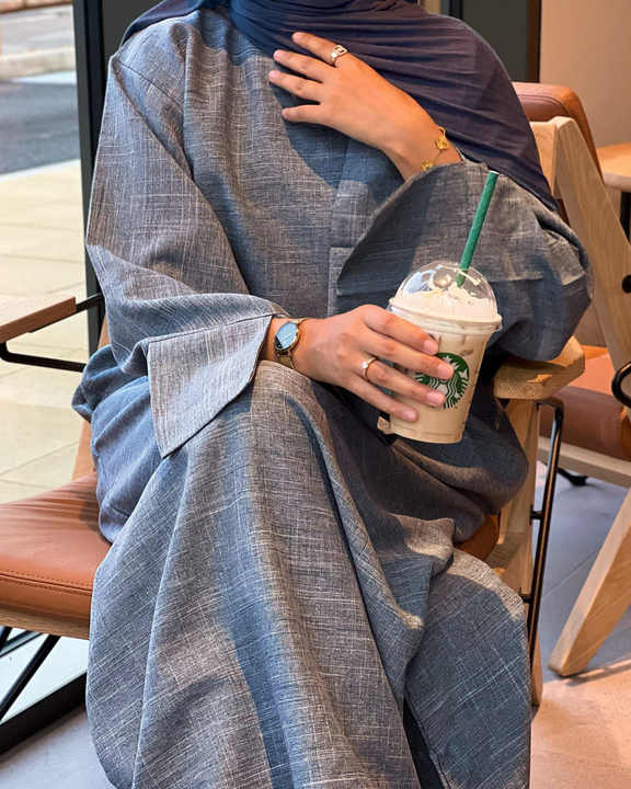 Turkish colorful abaya 