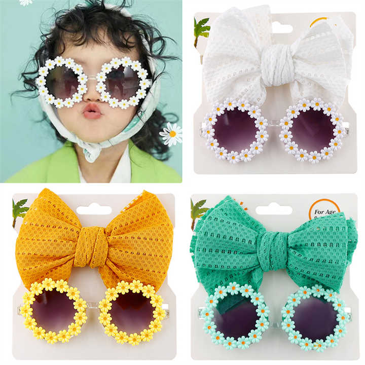 Hair accessories with glasses for girls 