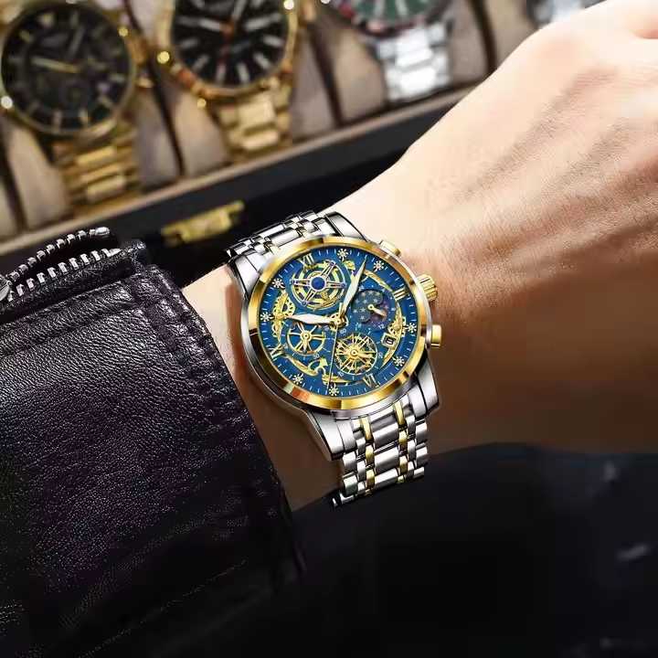 POEDAGAR 984 Luxury Men's Chronograph. 
