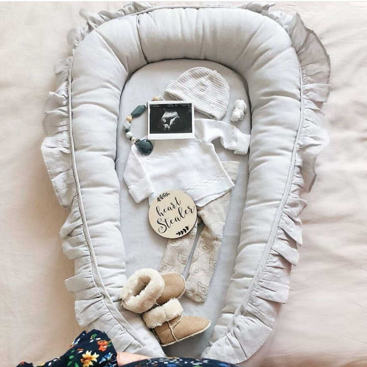 Pure Cotton Flexible Newborn - Foldable Travel Bed 