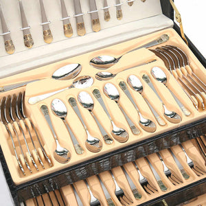 Cutlery set, forks and spoons 