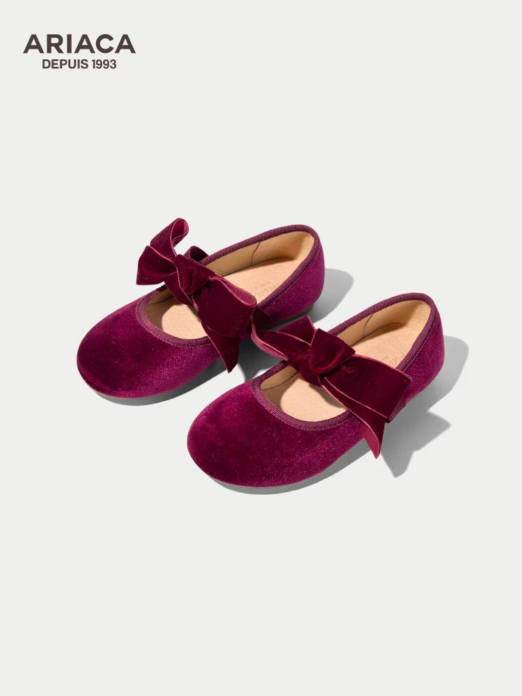 Ariaca Factory Direct Girls Mary Jane Flat Shoes Soft Sole Non-slip Casual Party Princess Shoes for Summer and Winter 