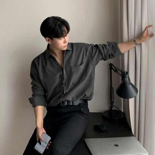 Men's casual shirts with sleeves 