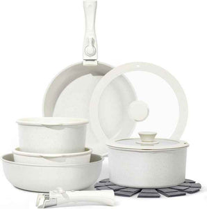 Granite and aluminum cooking sets 