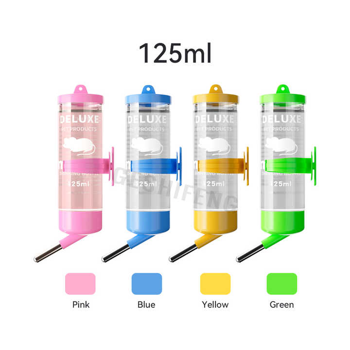 Pet Accessories Hamster Drinking Fountain 125ml Random Color Bowls and Feeders 