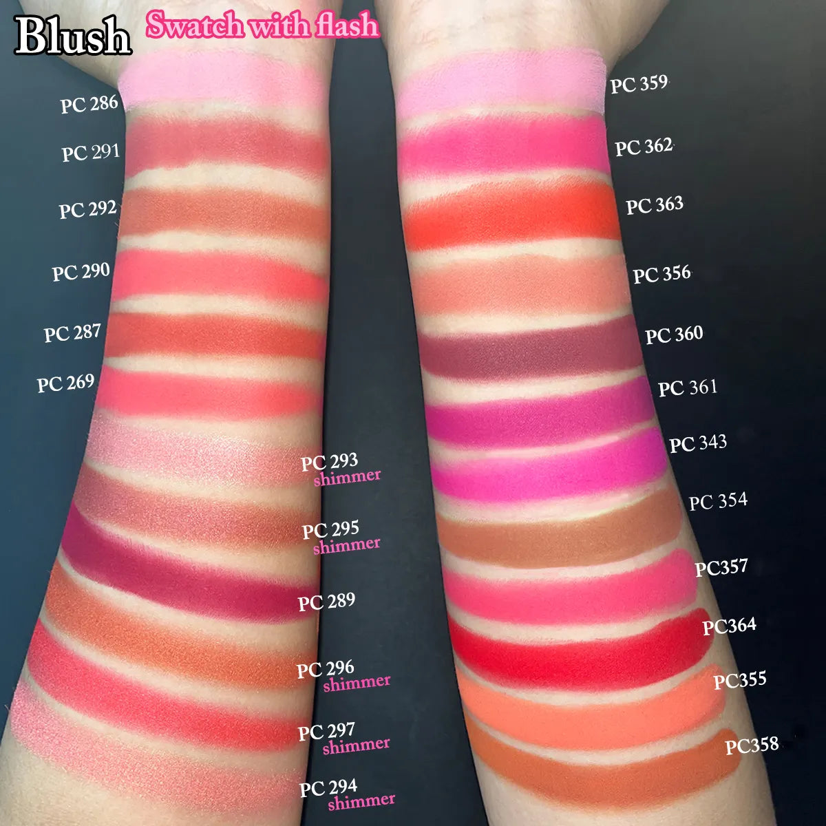 Blush and face contour 