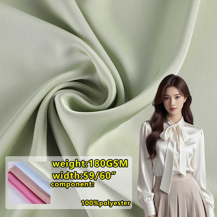 Imitation Acetic Acid Double-Satin Fabric 