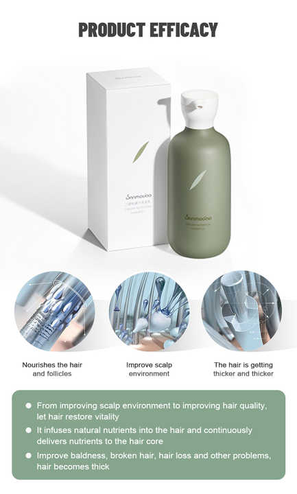 Elegant Anti Hair Loss Shampoo Bottle 