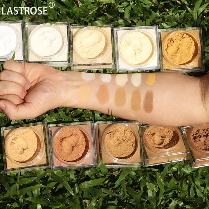 Vegan Makeup Waterproof Oil Control Face Powder Mineral Cosmetics Translucent Matte Loose Setting Powder Private Label with Puff 