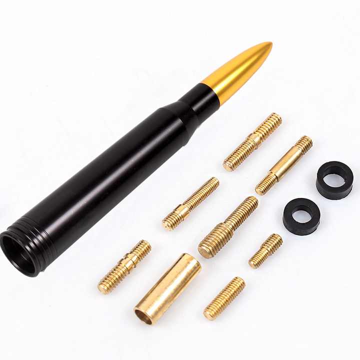 Universal Aluminum Alloy Short Bullet Roof Antenna 