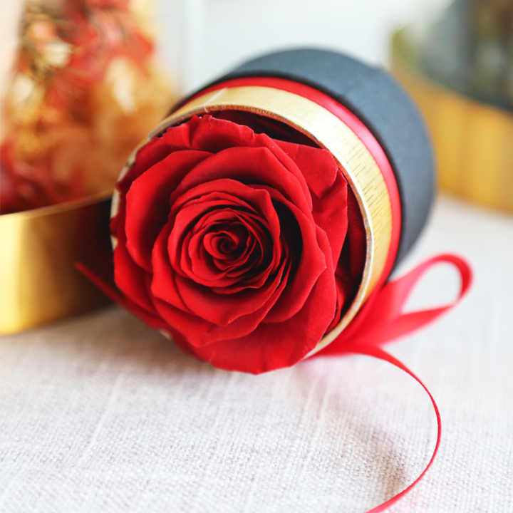 Long Lasting Eternal Preserved Flower Gift Box from . 