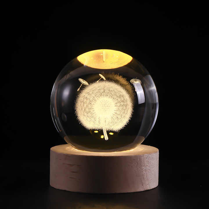 Galaxy Crystal Ball Decorative كرة بلورية للنظام الشمسي-