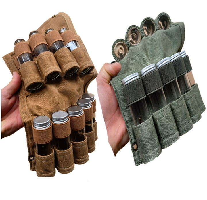 Getshark Portable Waterproof Wood Herb Spice Set 