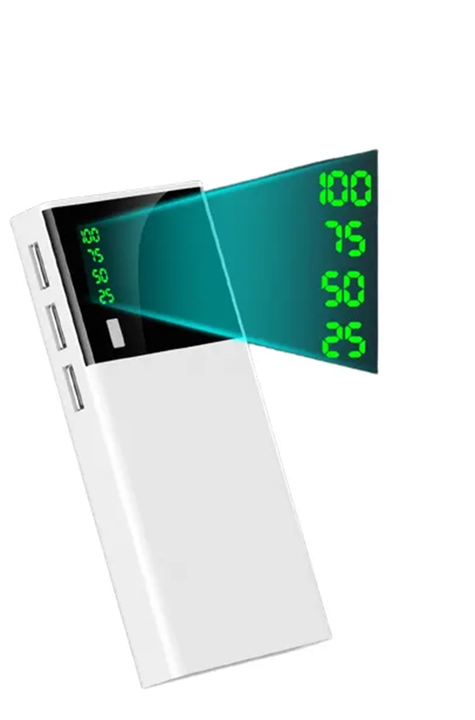 باور بانك محمول عالي السعة بشاشة . High Capacity Portable Power Bank with Screen