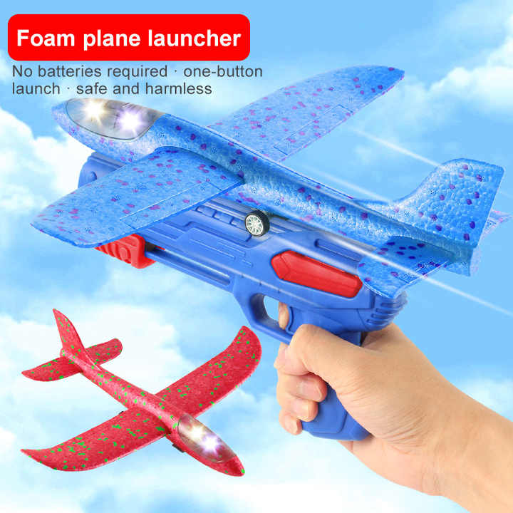 ألعاب رياضية خارجية، طائرة شراعية، قاذف يدوي   Outdoor sports toys, glider, hand launcher, l