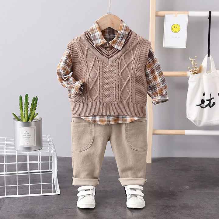 Boys' Pants Boys' Clothing 3-Piece T-Shirt Set 