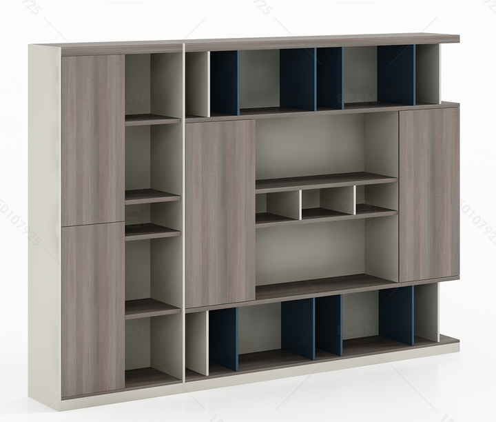 High quality wooden bookcase for office display wooden bookcase 