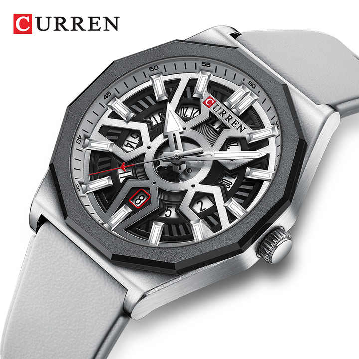 CURREN 8437 Men's Watch, Luxury 