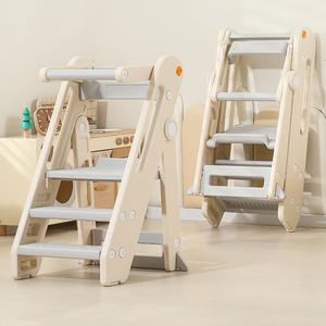 سلالم آمنة لغسل الأطفال ، برج تعلم الطفل ، قابل للطي ، ألعاب كرسي حمام قابل للتعديل للأطفال للتعلم Safe Baby Bathing Ladders, Baby Learning Tower, Foldable, Adjustable Bath Chair Toys for Kids to Learn