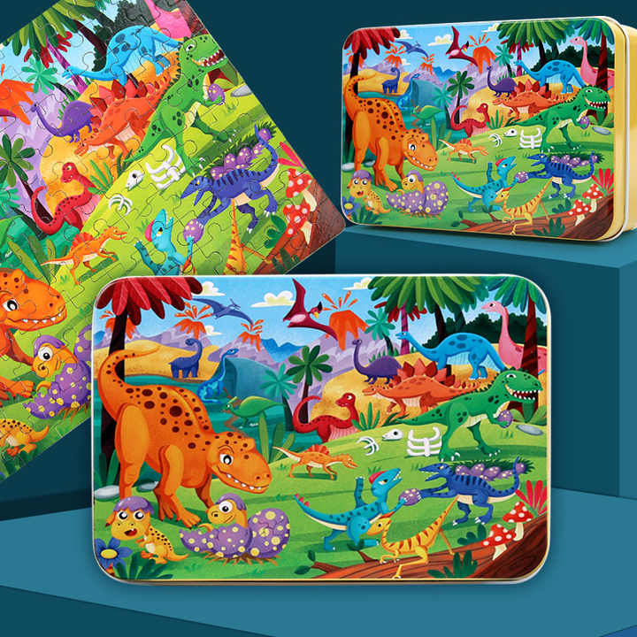 Kid Education Toys Iron Box Cartoon-Educational Toys for Kids 