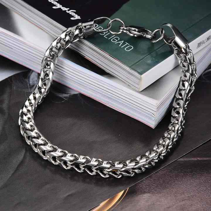 Simple Stainless Steel Wrist Chain 