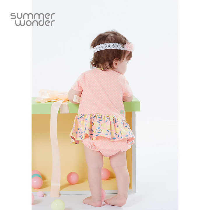 Girls' Summer Romper Jumpsuit 