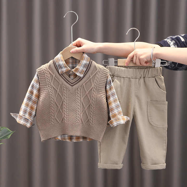 Boys' Pants Boys' Clothing 3-Piece T-Shirt Set 