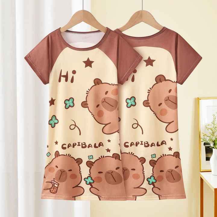 بيجامة للفتيات فستان أميرة جميل للأطفال بالجملة-تنورة للفتيات بحمالة رباط Girls Pajamas Beautiful Princess Dress Kids Wholesale-Girls Skirt with Strap