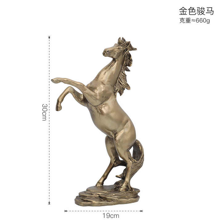 Luxury Home Decor, Exquisite Modern Resin Animal Sculpture 