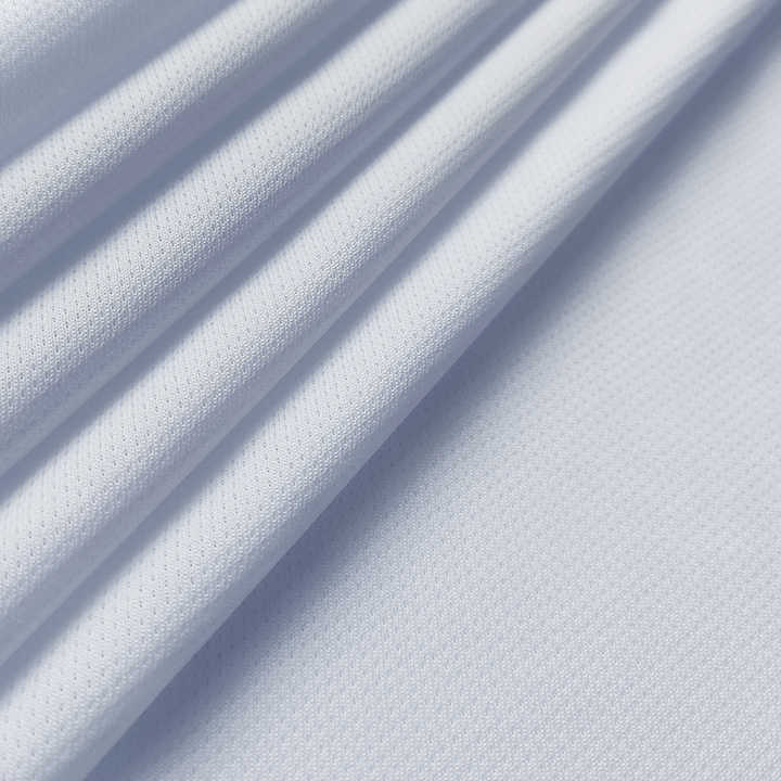 Bird Eye Mesh 100 Polyester Knit Sports Jersey Fabric 