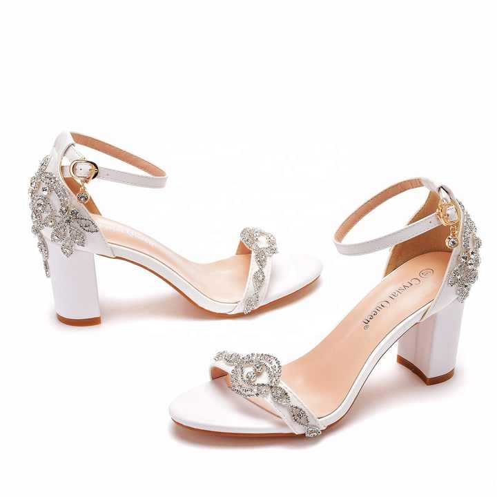 white wedding shoes 