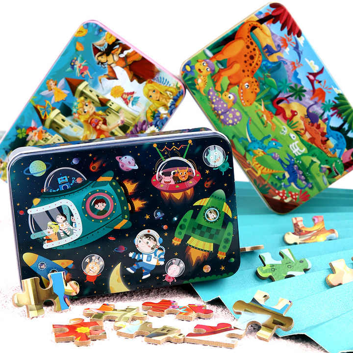 Kid Education Toys Iron Box Cartoon-Educational Toys for Kids 