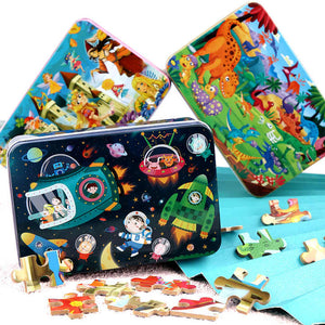 Kid Education Toys Iron Box Cartoon-Educational Toys for Kids 