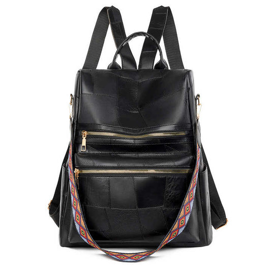 Luxury women's faux leather bag 