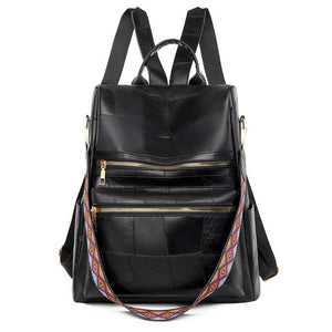 Luxury women's faux leather bag 