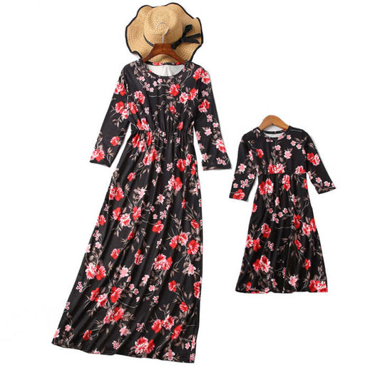 2-Piece Family Matching Outfits for Mom and Baby 