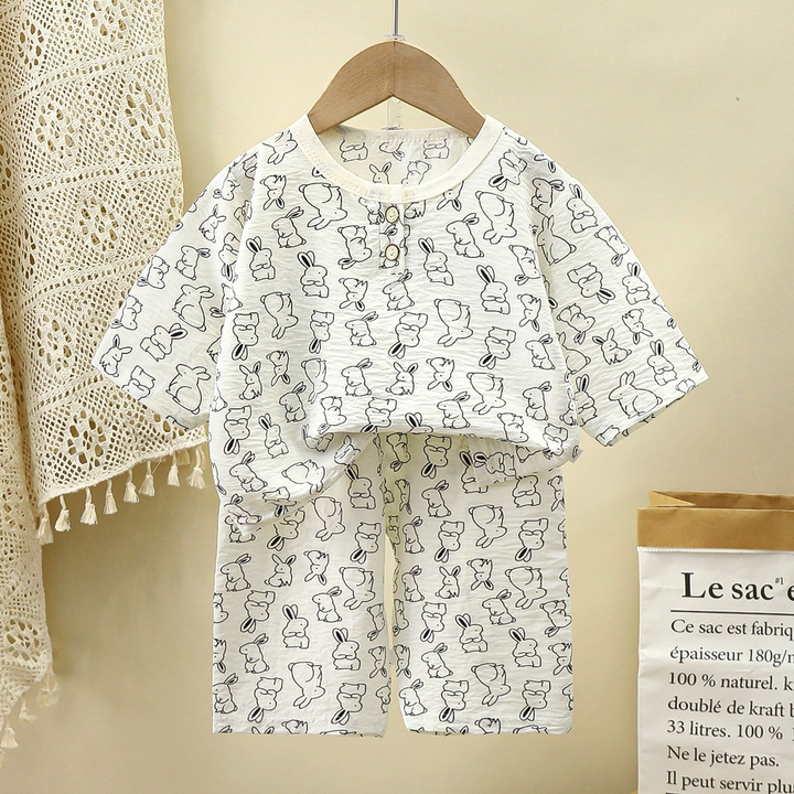 Long sleeve home clothing set 