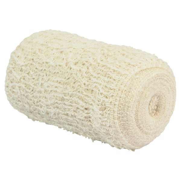 First Aid Elastic Crepe Bandage Beige with Metal Clips 