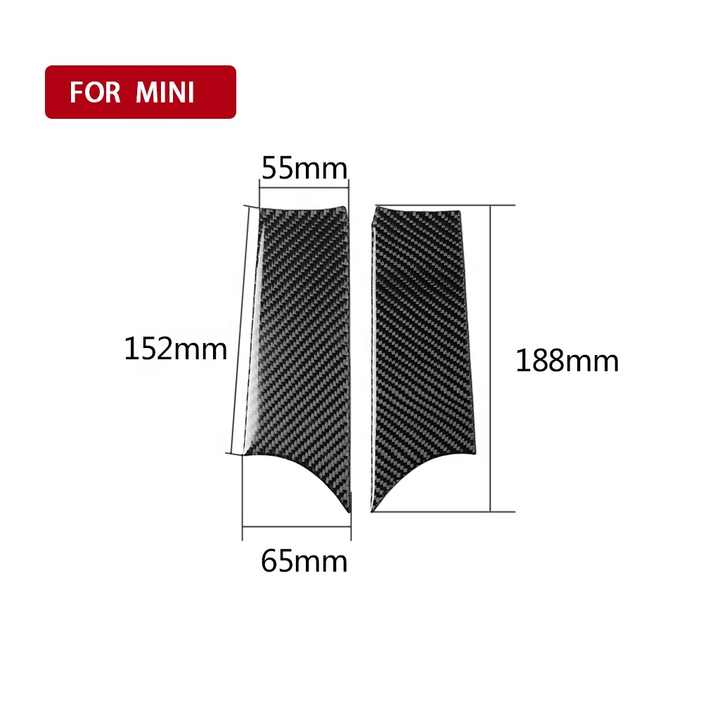 Carbon Fiber Car Interior Door Handle Cover. 