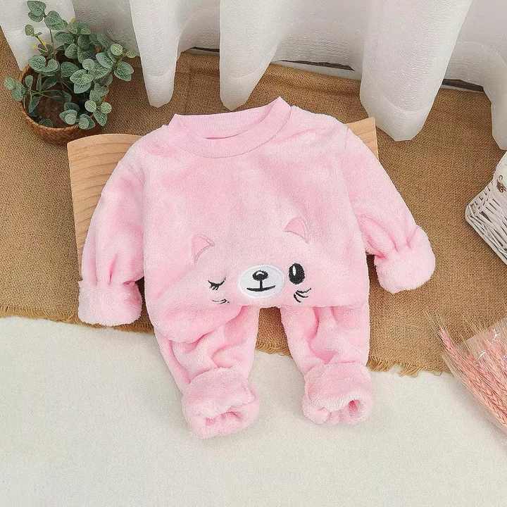 Long sleeve winter pajamas set 